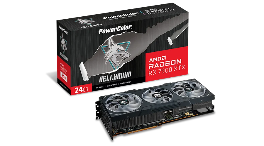 PowerColor Hellhound AMD Radeon RX 7900 XTX 24GB GDDR6
